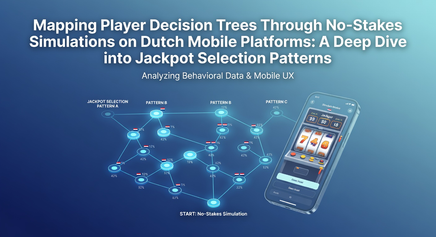 Visualisatie van beslissingsbomen in no-stakes jackpot simulaties op mobiele platforms