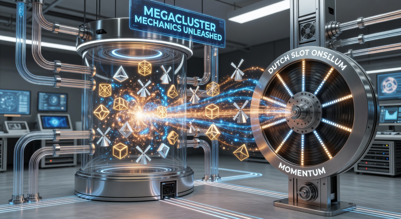 Voorbeeld van een megacluster grid in actie, met exploderende symbolen en groeiend speelveld in een populair Nederlands slotspel