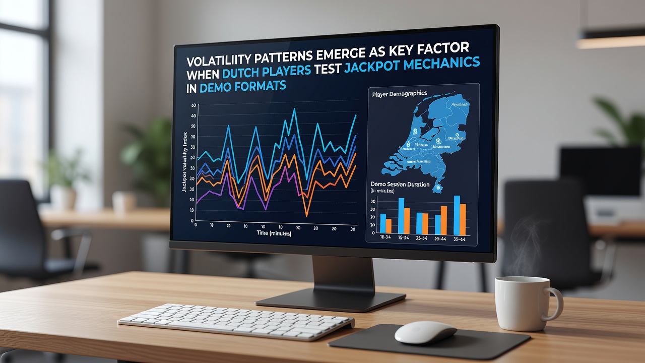 Grafiek toont volatiliteitspatronen in Nederlandse demo slot sessies